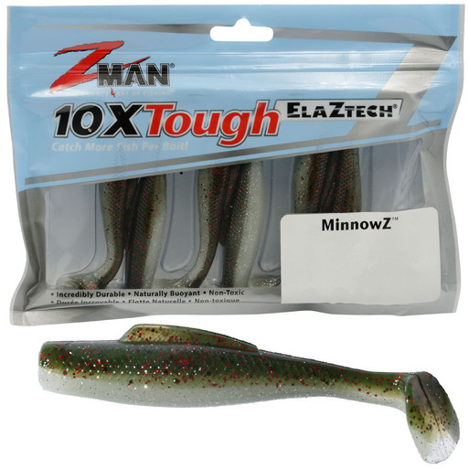 Minniowz Soft Plastic Lures - 3 Length, Opening Night, Package of 6