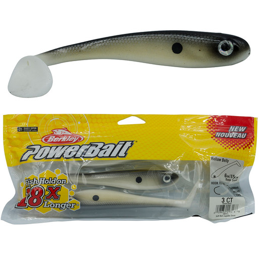 Berkley Powerbait 6 Inch Hollow Belly Soft Plastic Lure