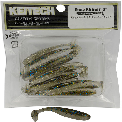 Keitech Easy Shiner Easy Shiner, Silicone Fishing Worm Lure