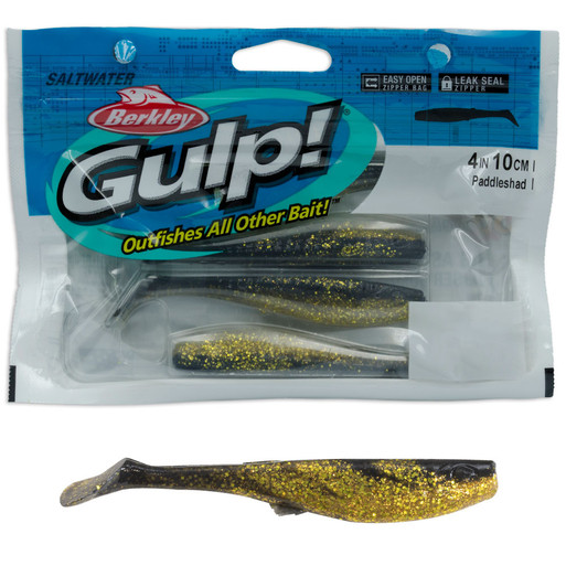 Berkley Gulp! Saltwater Paddleshad - 3in - Silver Mullet