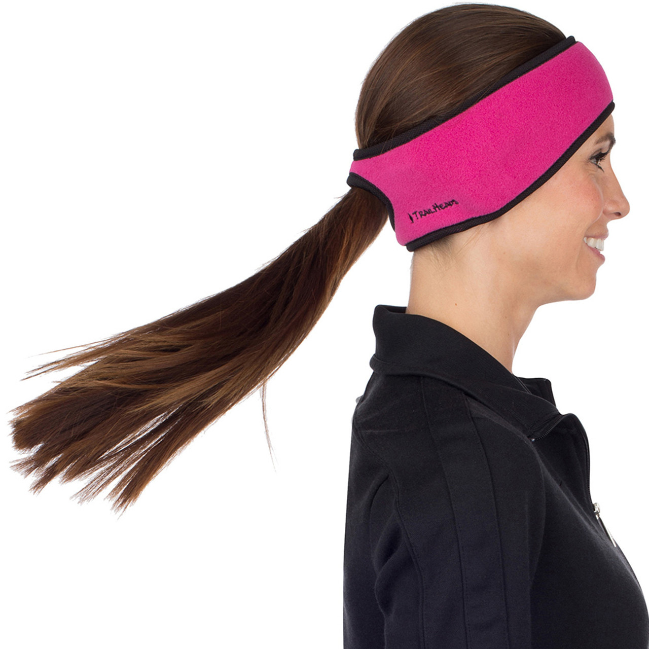 Women's Ponytail Headband - Fleece Ear Warmer Headband