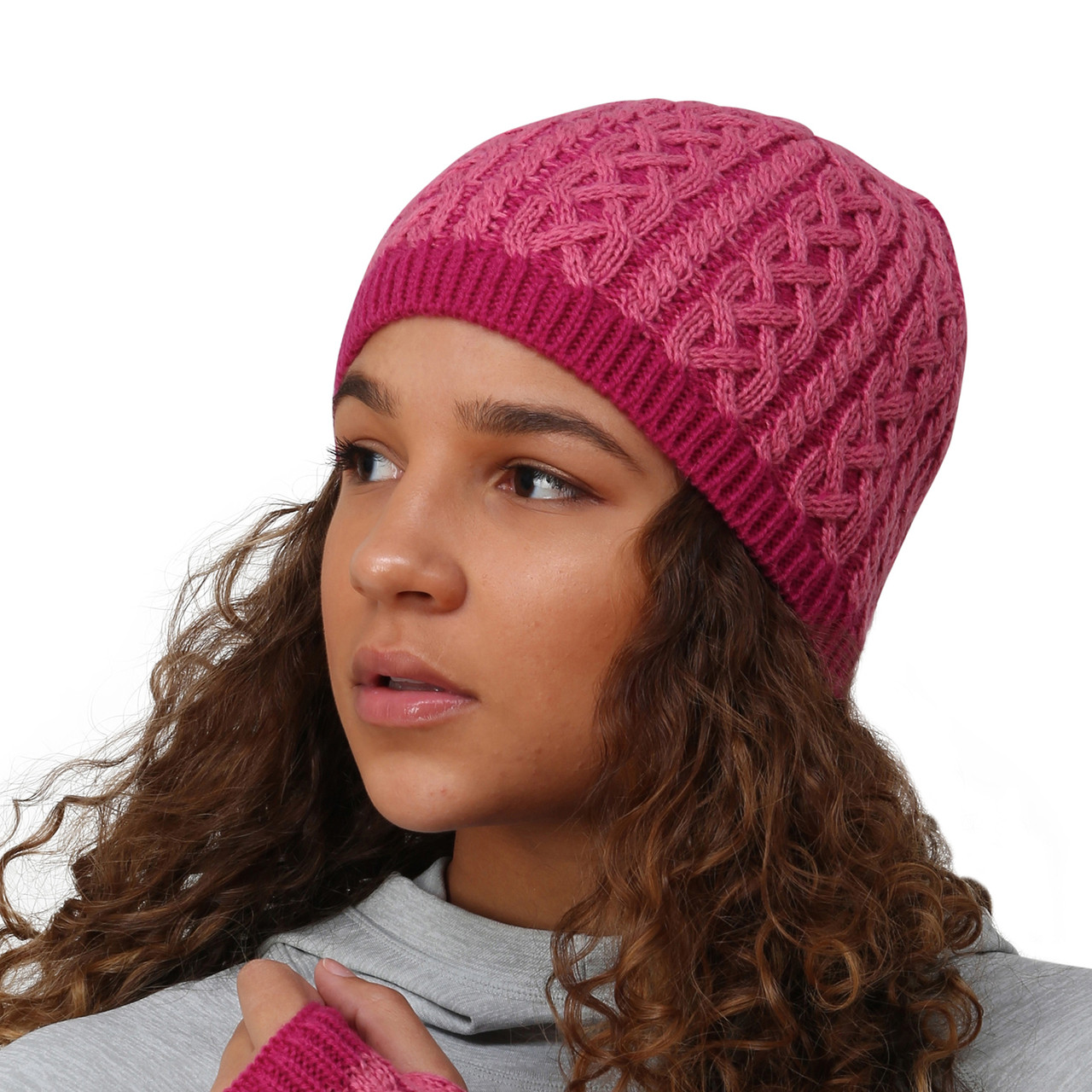 Winter Big Slouchy Chunky Thick Stretch Knit Beanie Fleece Lined Beanie Without Pom Hat 2 Curly Olive C918x5g4g4i