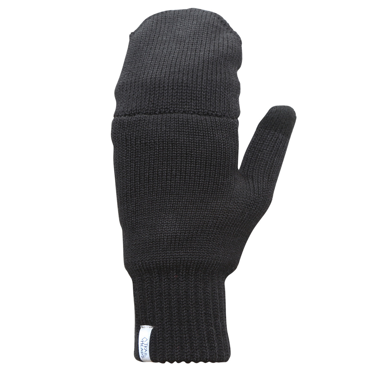 Women’s Fingerless Gloves Merino Knit Convertible Mittens TrailHeads