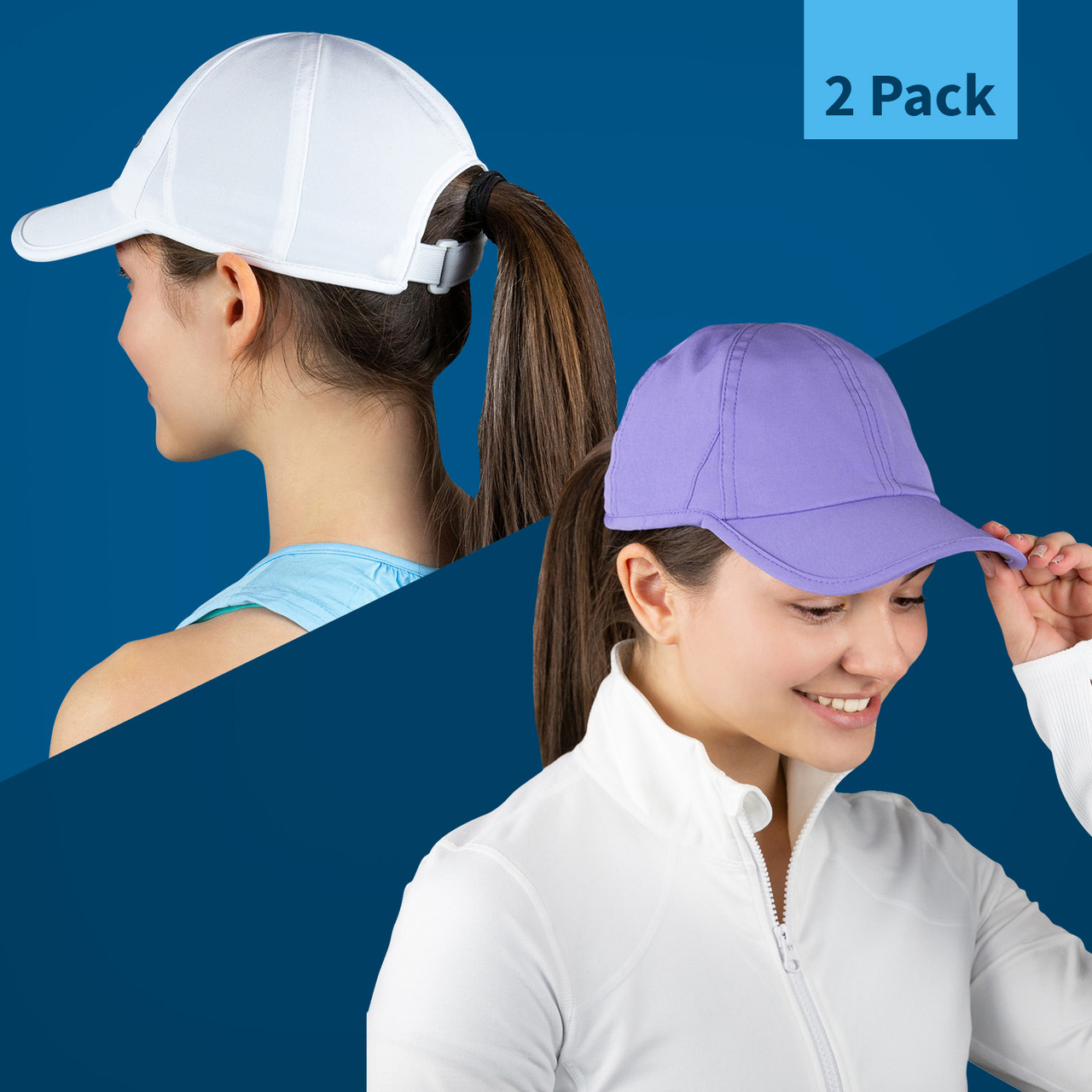 UV Protection Running Hat for Women 2 Pack TrailHeads