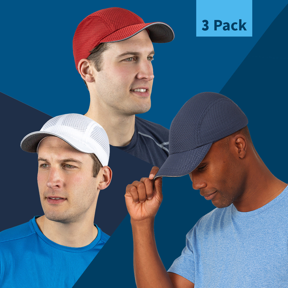 Race Day Men's Running Hat 3pack TrailHeads