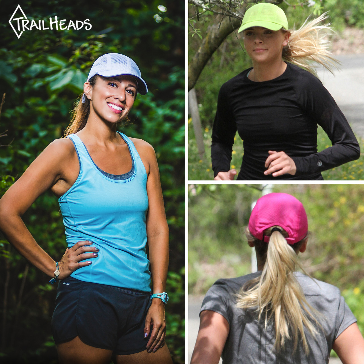 Race Day Women's Running Hat 3 Pack