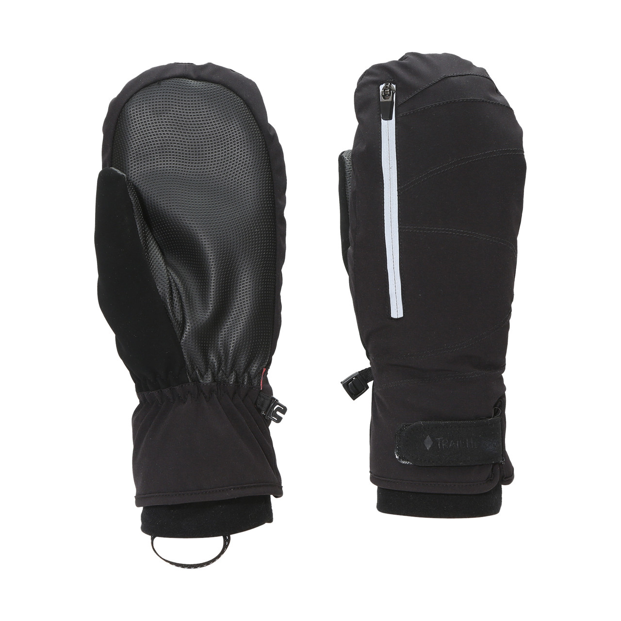 Womens mittens Convertible Zip Mitts for Runners