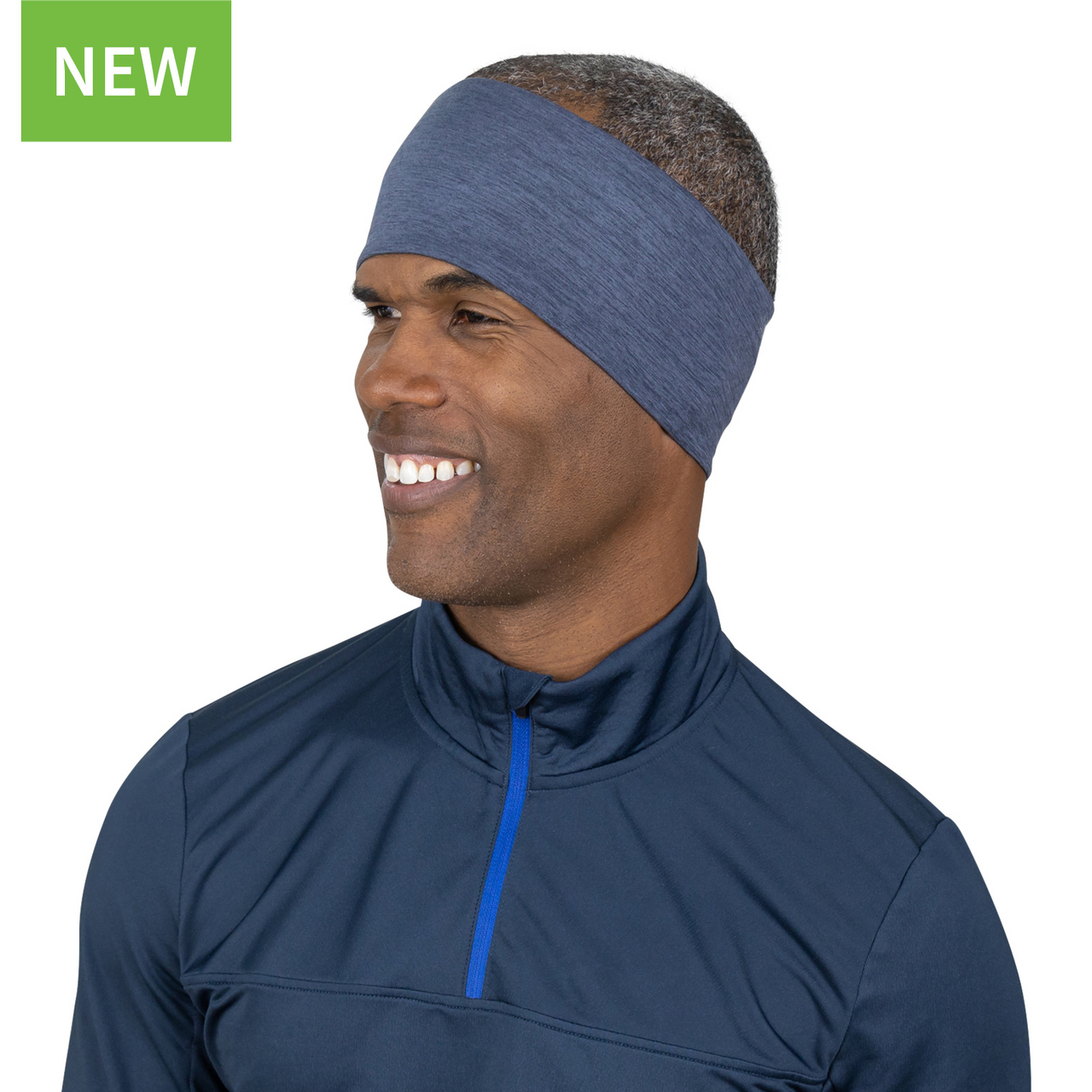 Athletic Mens Headband (4 Pack) - Lightweight Headbands for Men