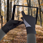 Touchscreen Running Gloves - Black / Grey Touchscreen Running Gloves - Black / Grey
