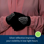 black - pink reflective black - pink reflective