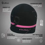 black - pink reflective black - pink reflective