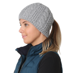 Cable Knit Ponytail Beanie Cable Knit Ponytail Beanie