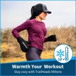 Women’s Convertible Zip Mitts - Winter Running Mittens