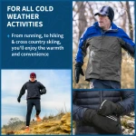 Men’s Convertible Zip Mitts - Winter Running Mittens