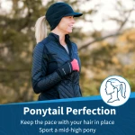 Merino Wool Ponytail Hat for Women