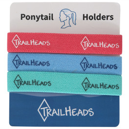TrailHeads Elastic Hair Ties - 3 tie multi-color pack
