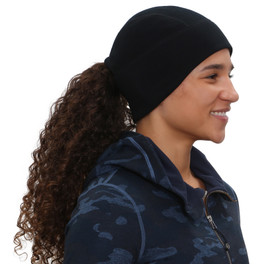 Women’s Merino Wool Ponytail Beanie Women’s Merino Wool Ponytail Beanie