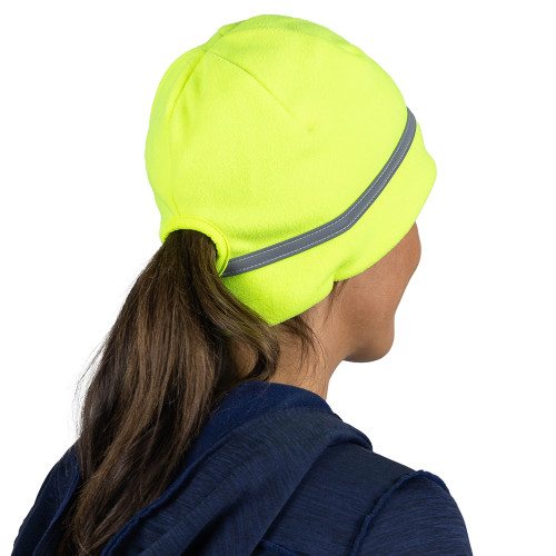 Gisdanchz Winter Running Gear for Women, Cold Weather Running Hat with  Ponytail Hole Winter Ponytail Hat with Ear Flaps for Women Ladies  Reflective Running Accessories Baseball Hat, Black XS/S at  Women's
