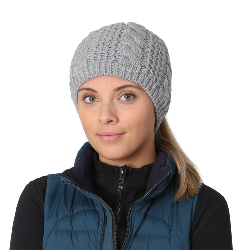 Cable Knit Ponytail Beanie Cable Knit Ponytail Beanie