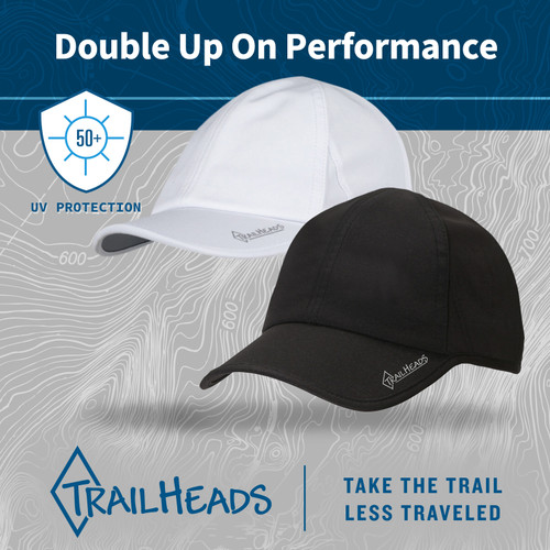 UV Protection Running Hat for Women - 2-pack