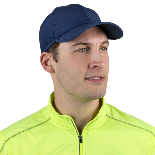 TrailHeads Men's UV Protection Running Hat - Navy
