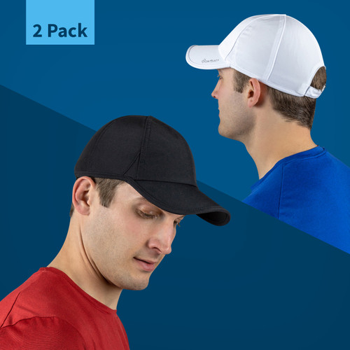 Men's UV Protection Running Hat - 2-Pack