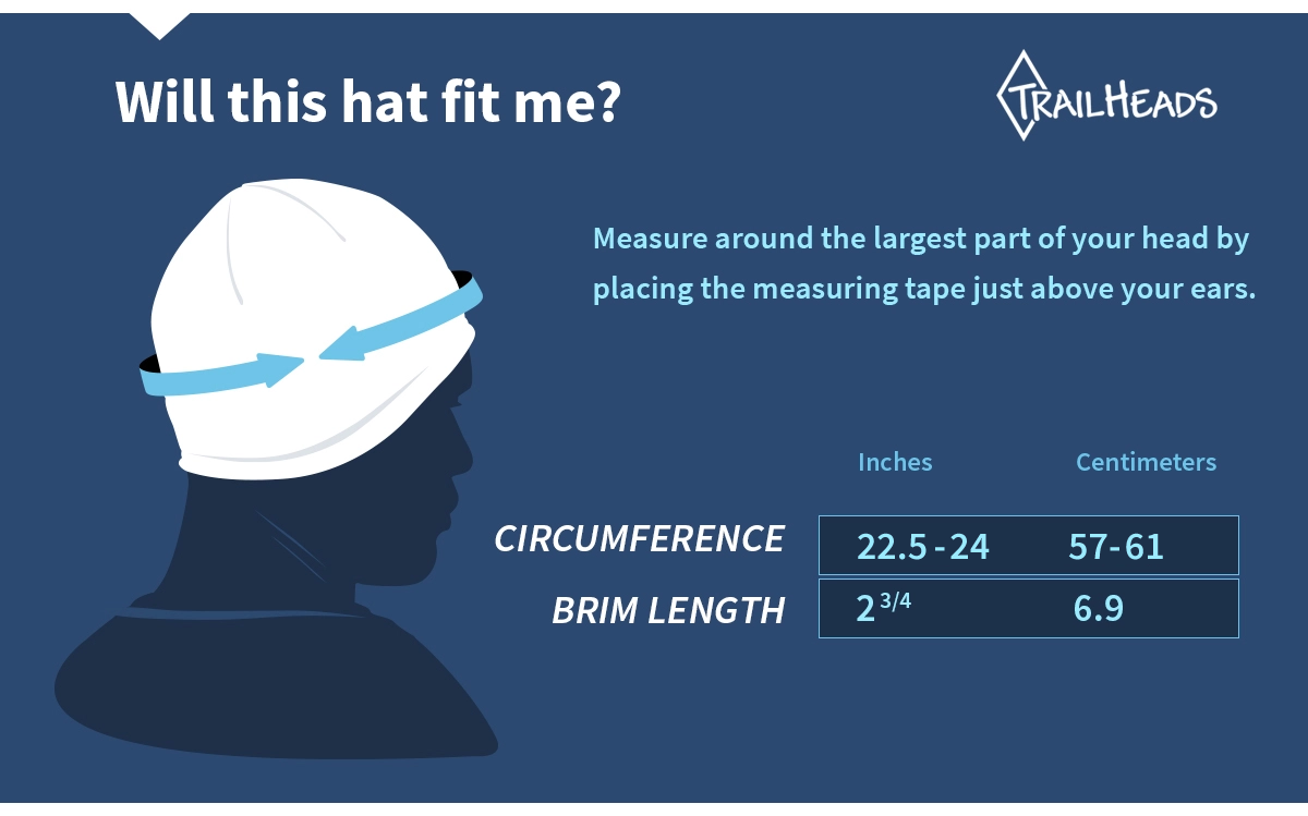 men's trailblazer hat size chart