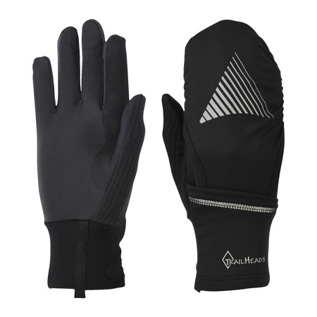 TrailHeads Women’s Convertible Running Gloves - Cold Weather Running Gloves