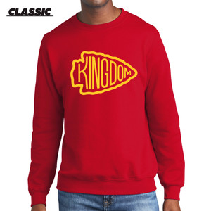 Kansas City Football Chiefs Kingdom Classic Crewneck Sweatshirt Kansas City Football Chiefs Kingdom Classic Crewneck Sweatshirt