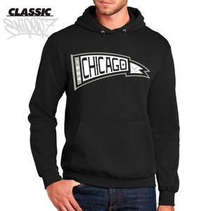 Chicago Vintage Baseball Pennant Classic Hoodie - Sox