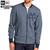 NYC Stencil Sewn New York Navy New Era French Terry Baseball Full-Zip