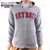 Detroit Block Arch Sewn Athletic Heather Premium Sponge Fleece Full Zip-Up Hoodie