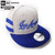 Los Angeles Script New Era Shadow Heather Royal Striped Flat Bill Snapback Cap