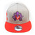 Detroit Hockey Octopi New Era Shadow Heather Scarlet Striped Flat Bill Snapback Cap