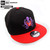 Detroit Hockey Octopi New Era Black Red Flat Bill Snapback Cap