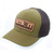 Detroit Gear Shift Box Leather Moss Green Flex-Fit Pacific Fusion Trucker Cap