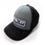 Detroit Gear Shift Box Woven Graphite Black Flex-Fit Pacific Fusion Trucker Cap