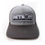 Detroit Gear Shift Box Woven Light Gray Black Flex-Fit Pacific Fusion Trucker Cap