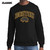 Boston Hockey Gold Block Arched Black Classic Crewneck Sweatshirt