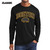 Boston Hockey Gold Block Arched Black Classic Long Sleeve T-Shirt