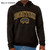Boston Hockey Gold Block Arched Black Premium Sponge Fleece Hoodie