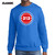 Detroit 313 Pistons Basketball Blue Classic Crewneck Sweatshirt