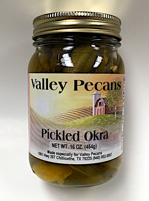 Small Spicy Pickled Okra