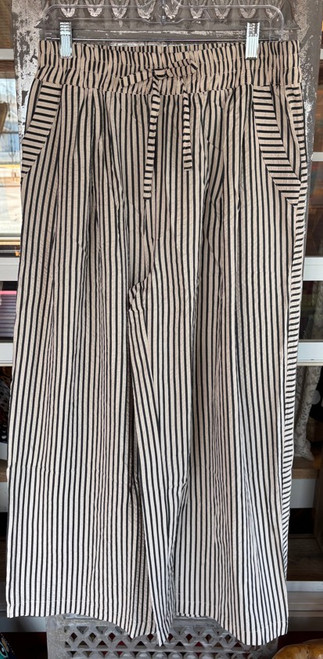 Black & White Striped Pants