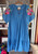 Blue Embroidered Sleeve Dress