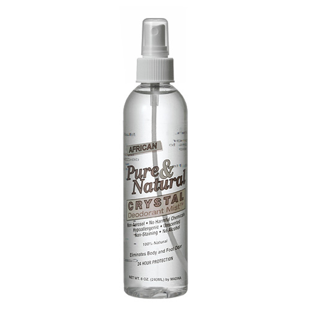 African Pure & Natural Crystal Deodorant Mist