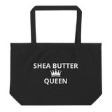 Shea Butter Queen Large Organic Tote Bag