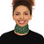Green Star Winter Neck Gaiter With Drawstring