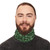 Green Star Winter Neck Gaiter With Drawstring
