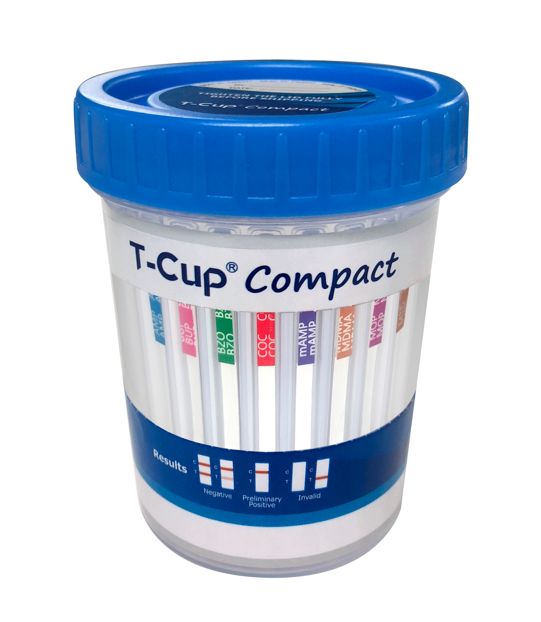 T-Cup 10 Panel Compact CLIA Waived Instant Drug Test Cup 25/Box - Speares  Medical - Drug Testing